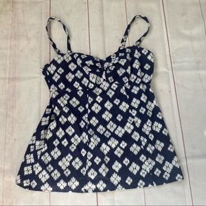 Patagonia Ikat Organic Hemp/Cotton Top. Size 10.